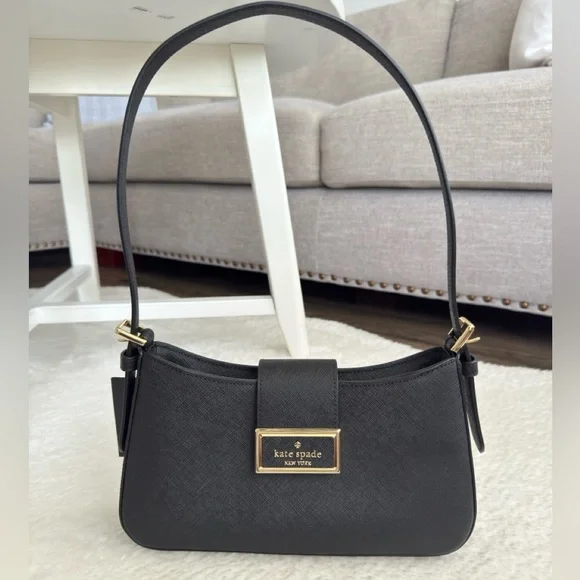 Kate Spade Elegant Black Shoulder Bag - Picture 3 of 14